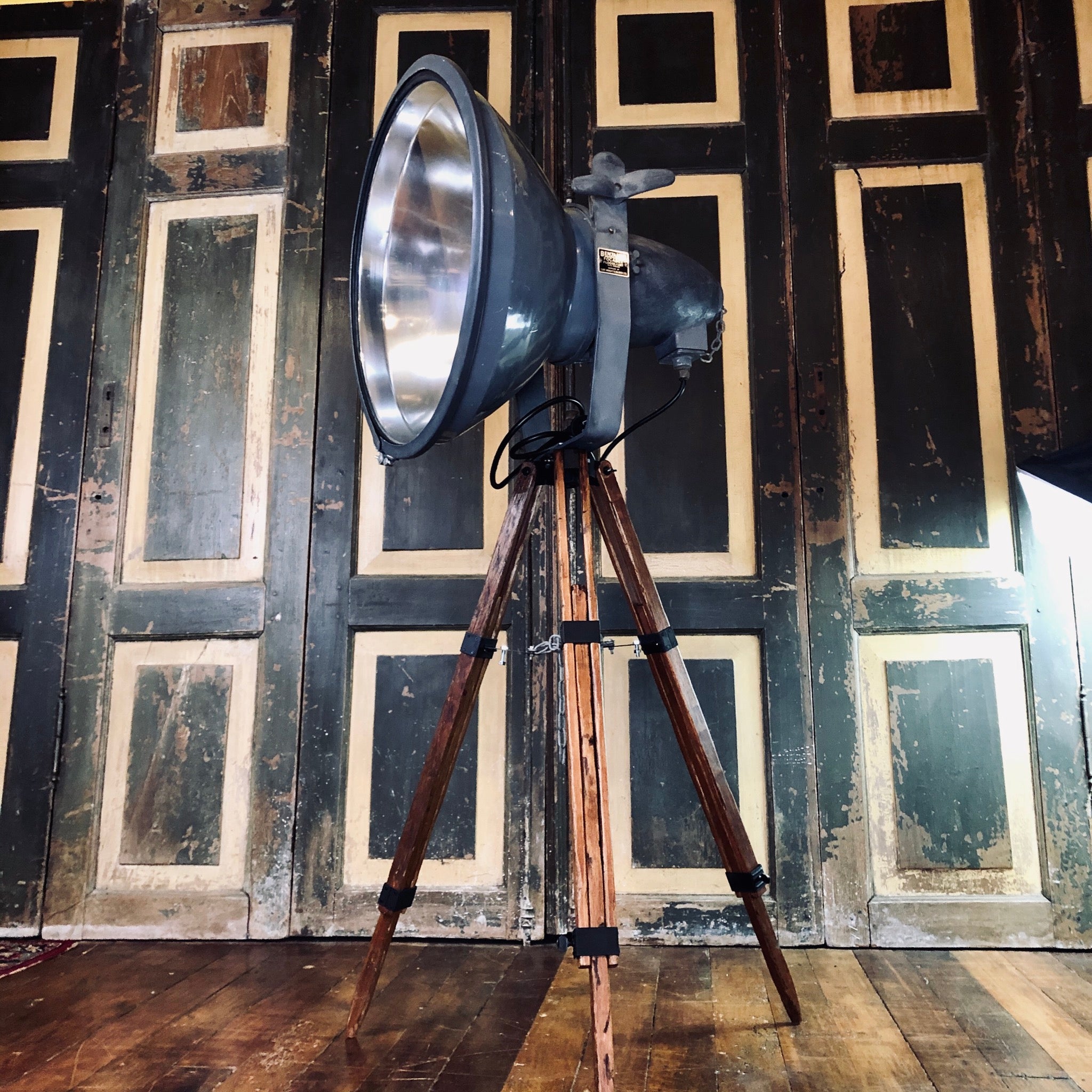 Kong Benjamin Lamp on Home Crafted Tripod