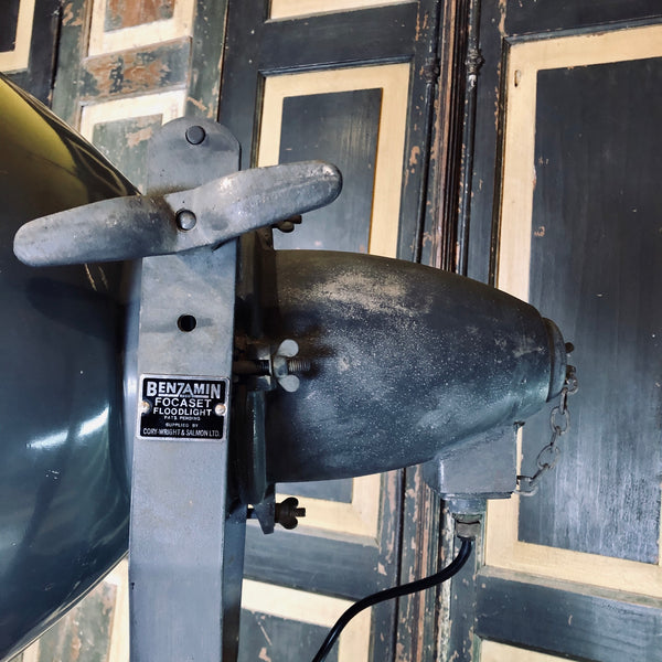 Kong Benjamin Lamp on Home Crafted Tripod