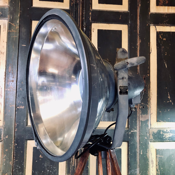 Kong Benjamin Lamp on Home Crafted Tripod