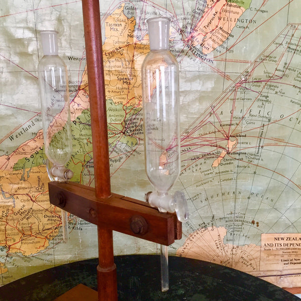 Glass beakers and stand