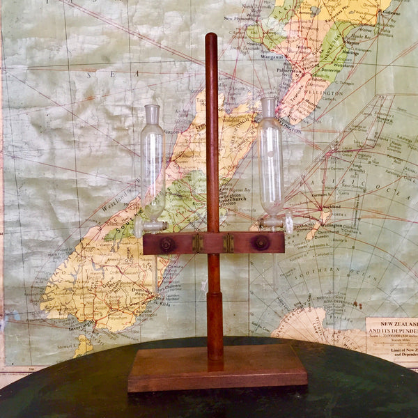 Glass beakers and stand