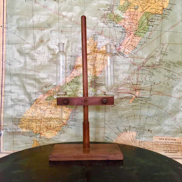 Glass beakers and stand